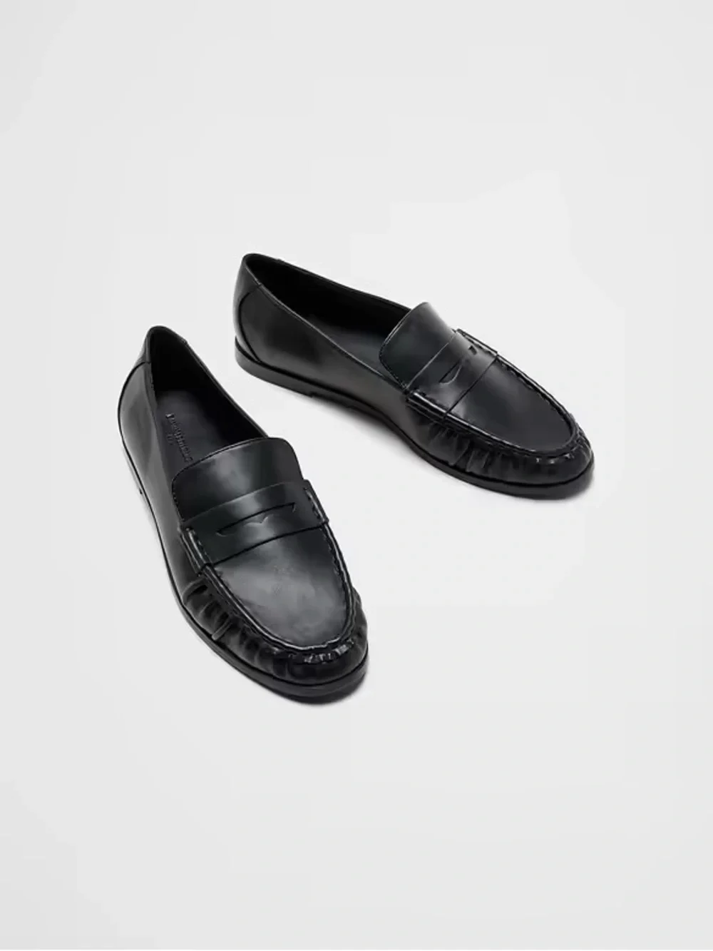Banana Republic Vegan Leather Gathered Loafer